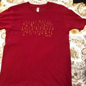 Vintage Bright Eyes red band T-shirt